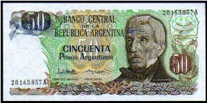 50 Pesos Argentinos__
Pk 314 Banknote