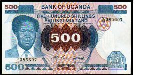 500 Shillings
Pk 22 Banknote