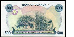 Banknote from Uganda