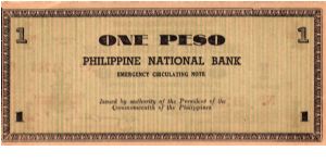 Banknote from Philippines