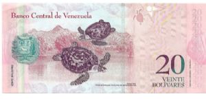 Banknote from Venezuela