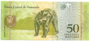 Banknote from Venezuela