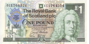 'Euro-Pound' Royal Bank of Scotland special EC / EU Holyrood Palace  pound note Banknote