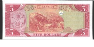 Banknote from Liberia