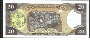 Banknote from Liberia