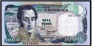 1000 Pesos__
pk# 438__02.08.1995 Banknote