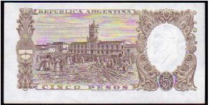 Banknote from Argentina