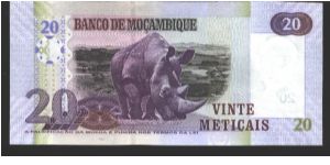 Banknote from Mozambique