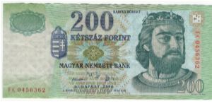 Hungarian 2005 200 Forint.
Special thanks to Agustinus Mangampa and Adelina Silalahi Banknote