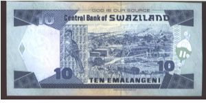 Banknote from Swaziland