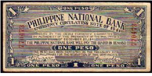 1 Peso
Pk S624

(Guerilla) Banknote