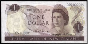 $1 Wilks - C05 000001. Banknote