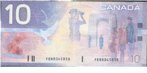 Banknote from Canada