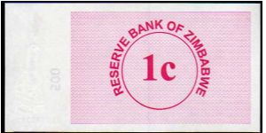 Banknote from Zimbabwe