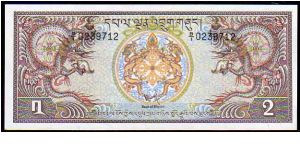 2 Ngultrum__
Pk 6 Banknote