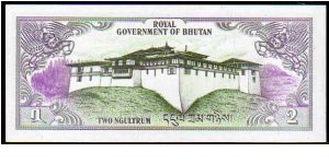 Banknote from Bhutan