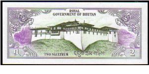 Banknote from Bhutan