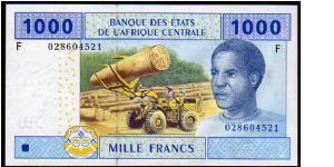 *CENTRAL AFRICAN STATES*
_________________

1000 Francs
Pk 507f
-----------------
Country Code -F-
----------------- Banknote