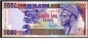 5000 Pesos

Pk 14b
^^^^^^^^^^
01-March-1993
^^^^^^^^^^^^^ Banknote