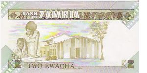 Banknote from Zambia