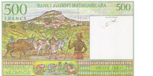 Banknote from Madagascar