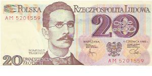 20 ZLOTYCH
AM5201559

P # 149 Banknote