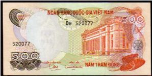 (Vietnam - South)

500Dong
Pk 28a Banknote