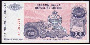 Banknote from Bosnia