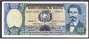 500 Pesos Bolivanos__
Pk 165 Banknote