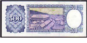 Banknote from Bolivia