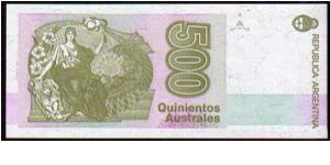 Banknote from Argentina