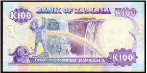 Banknote from Zambia