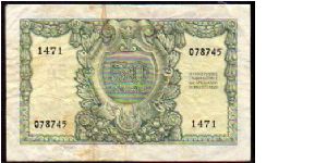 Banknote from Italy