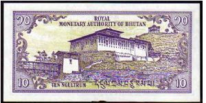 Banknote from Bhutan