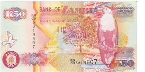 NEW 2007 ISSUE
50 KWACHA
BG/03 6819607 Banknote