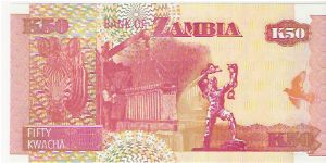 Banknote from Zambia