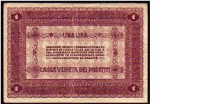 Banknote from Italy