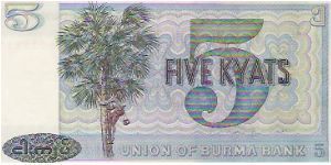 Banknote from Myanmar