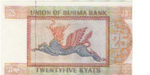 Banknote from Myanmar