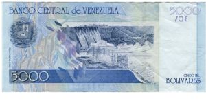 Banknote from Venezuela