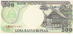 500 RUPIAH
LWU471197

P # 128H Banknote