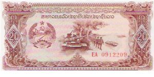 20 KIP
EA 0912209

P # 28 Banknote