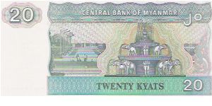 Banknote from Myanmar