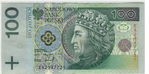 Poland 1994 100Zlotych Banknote