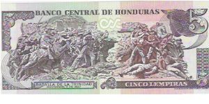 Banknote from Honduras