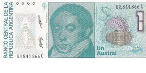 UN AUSTRAL
88.844.866C

P # 323B Banknote