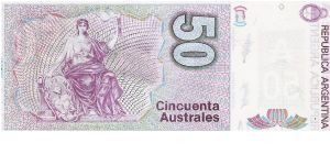 Banknote from Argentina