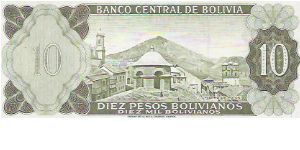 Banknote from Bolivia