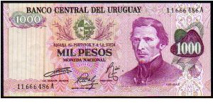 1000 Pesos
Pk 52 Banknote