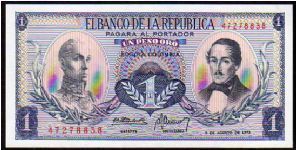 1 Peso Oro__
pk# 104e__
07-08-1973
 Banknote